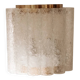 Vintage wall light Doria Leuchten with frosted glass tubes.