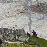 HSP painting "Landscape near Moscow" ec. Russian Pietr Syssoiev (1929 - 2001)