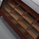 Vintage oak haberdashery cabinet or shop counter, 1950/60