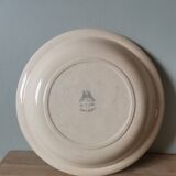 Large vintage hollow dish Gien France model Jeannine hand painted