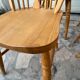 6 chairs bistro windsor wheelback in vintage beech baumann coffee