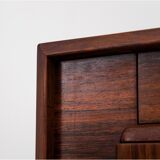 Rosewood highboard, Denmark, 1960s
