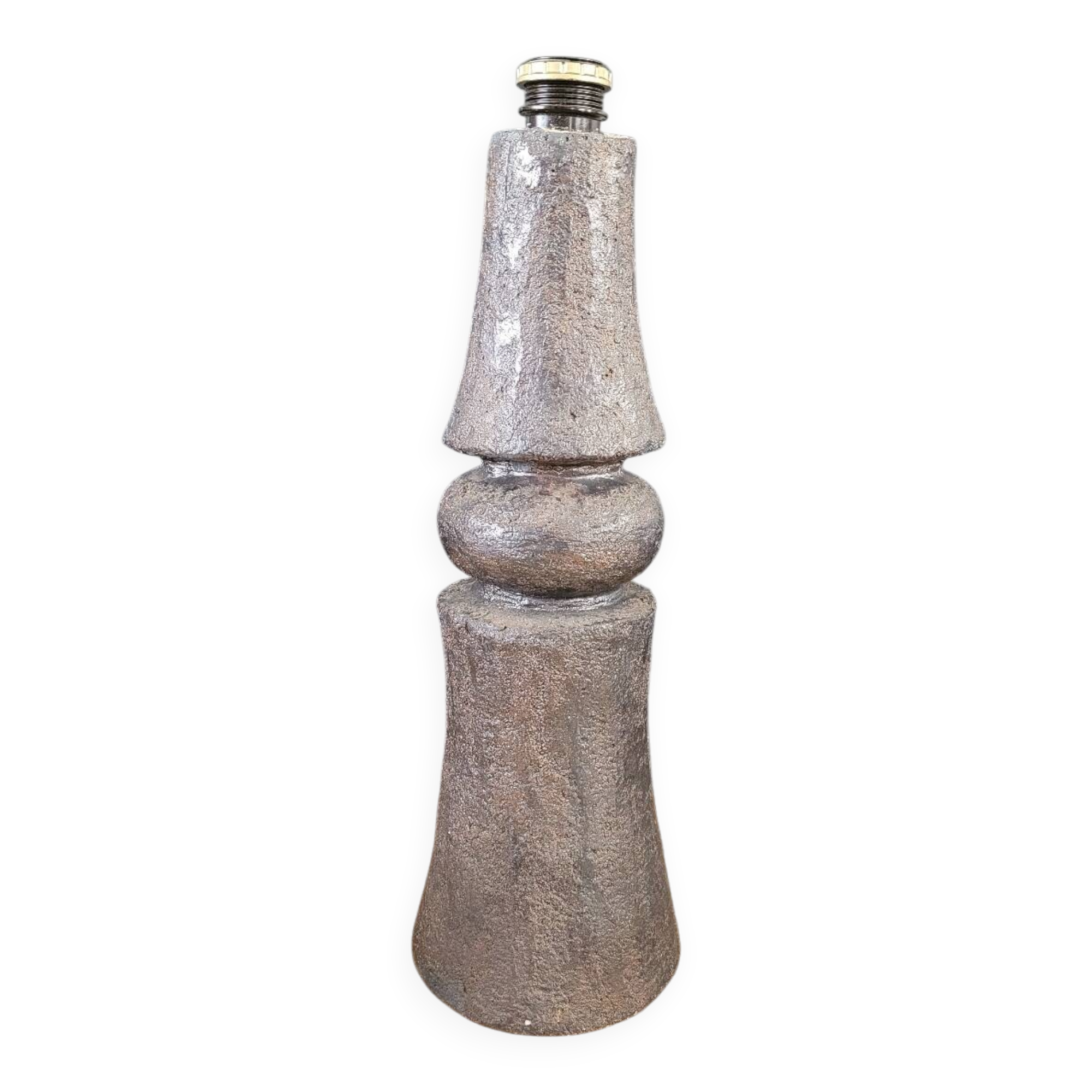 Vintage concrete lamp base