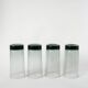 set of 4 Long Drink glasses in smoked glass Design 1970