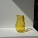 Pichet vintage en verre jaune