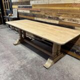 Solid oak farmhouse table