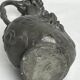 Art Nouveau, a single flower vase jug in pewter signed Petiz around 1900.