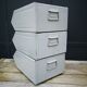 3 vintage Valentini industrial cases