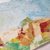 Original canvas landscape of Provence