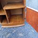 art deco bedside oak and marble