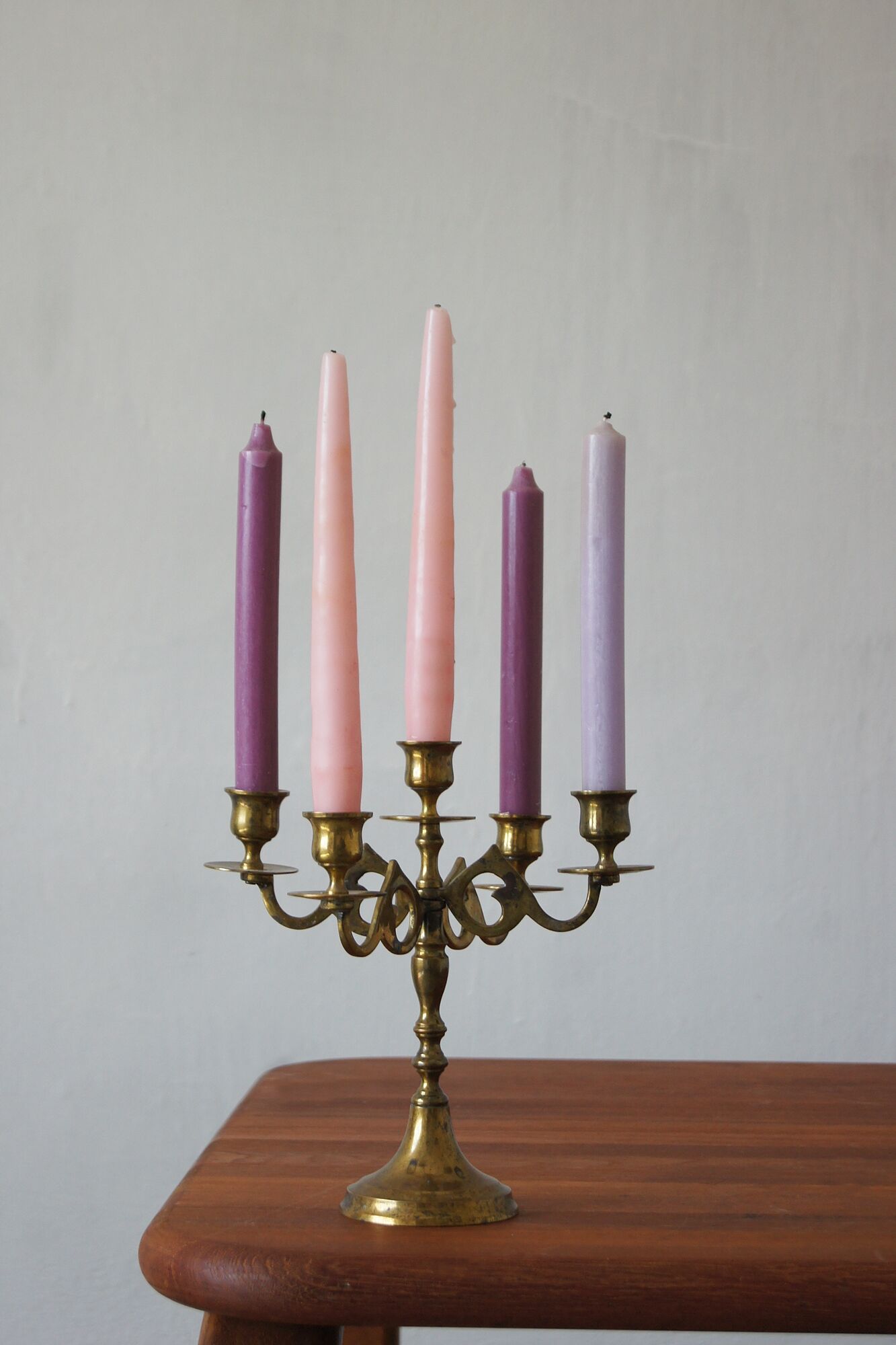 Vintage Swedish Brass Candleholder from Scandia Massing, 1950s