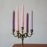 Vintage Swedish Brass Candleholder from Scandia Massing, 1950s