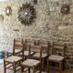 Six chaises en paille