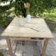 Table bois carré / Table à manger / table de boulanger