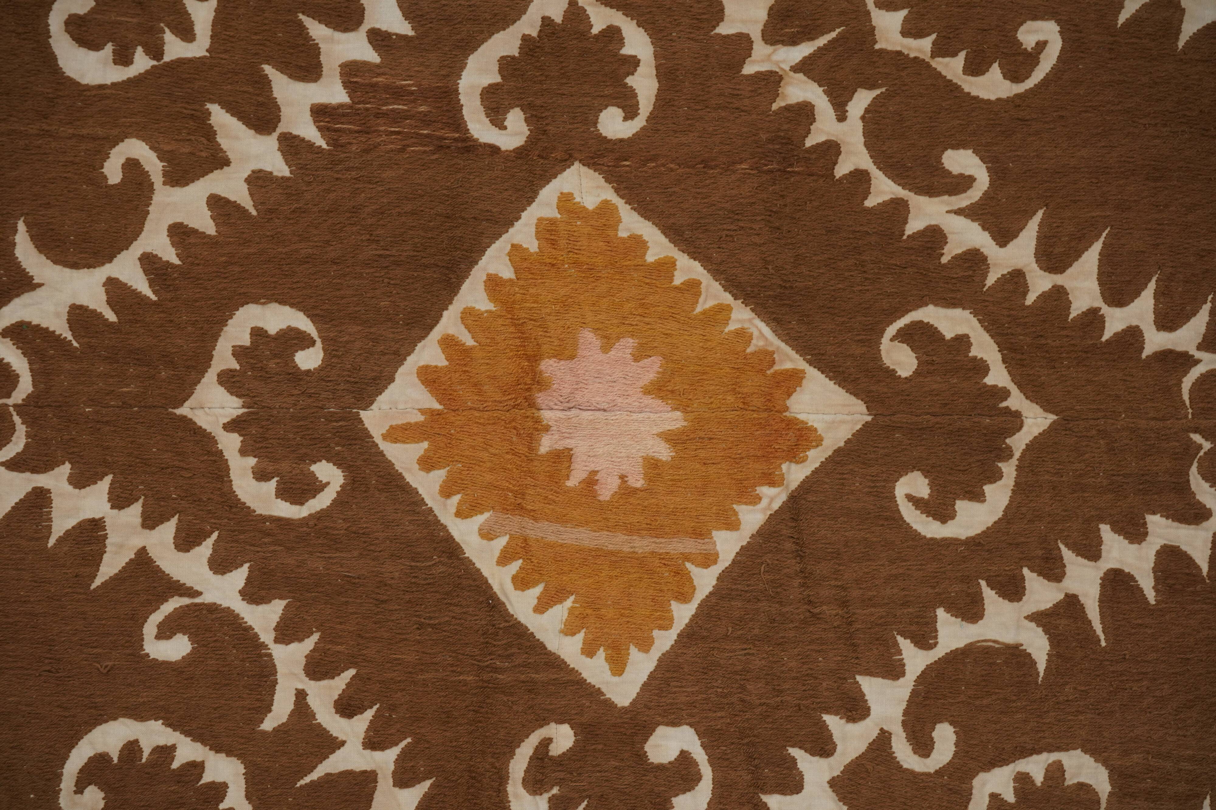 Hand-knotted rug, vintage Turkish rug 230x370 cm