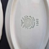 Set of 2 earthenware dishes from Villeroy and Boch Mettlach, model 1562