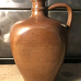 Pitcher in glazed stoneware marking CH