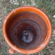 Large ancient jar in glazed terracotta – H. 56 cm