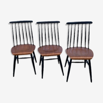 Ensemble de 3 chaises « Fanett » par Ilmari Tapiovaara