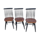 Set of 3 chairs "fanett" by Ilmari Tapiovaara
