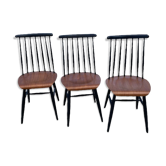 Set of 3 chairs "fanett" by Ilmari Tapiovaara