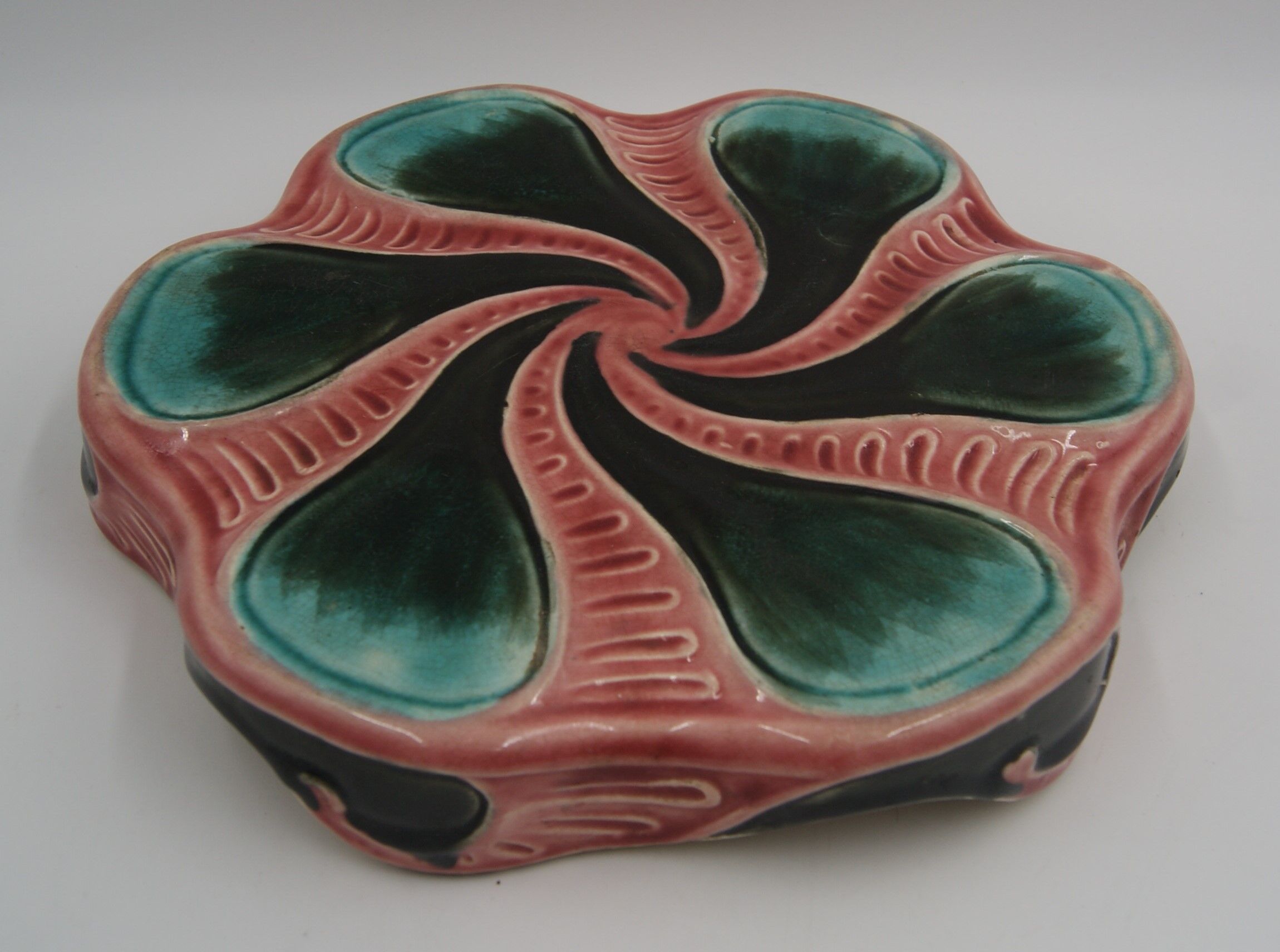 Dessous plat céramique émaillée vintage