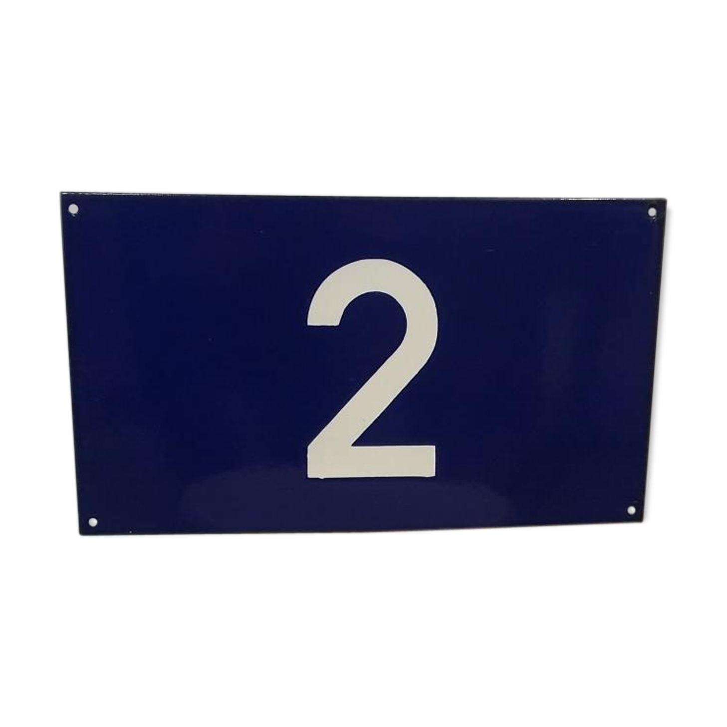 Old enameled plate No. 2