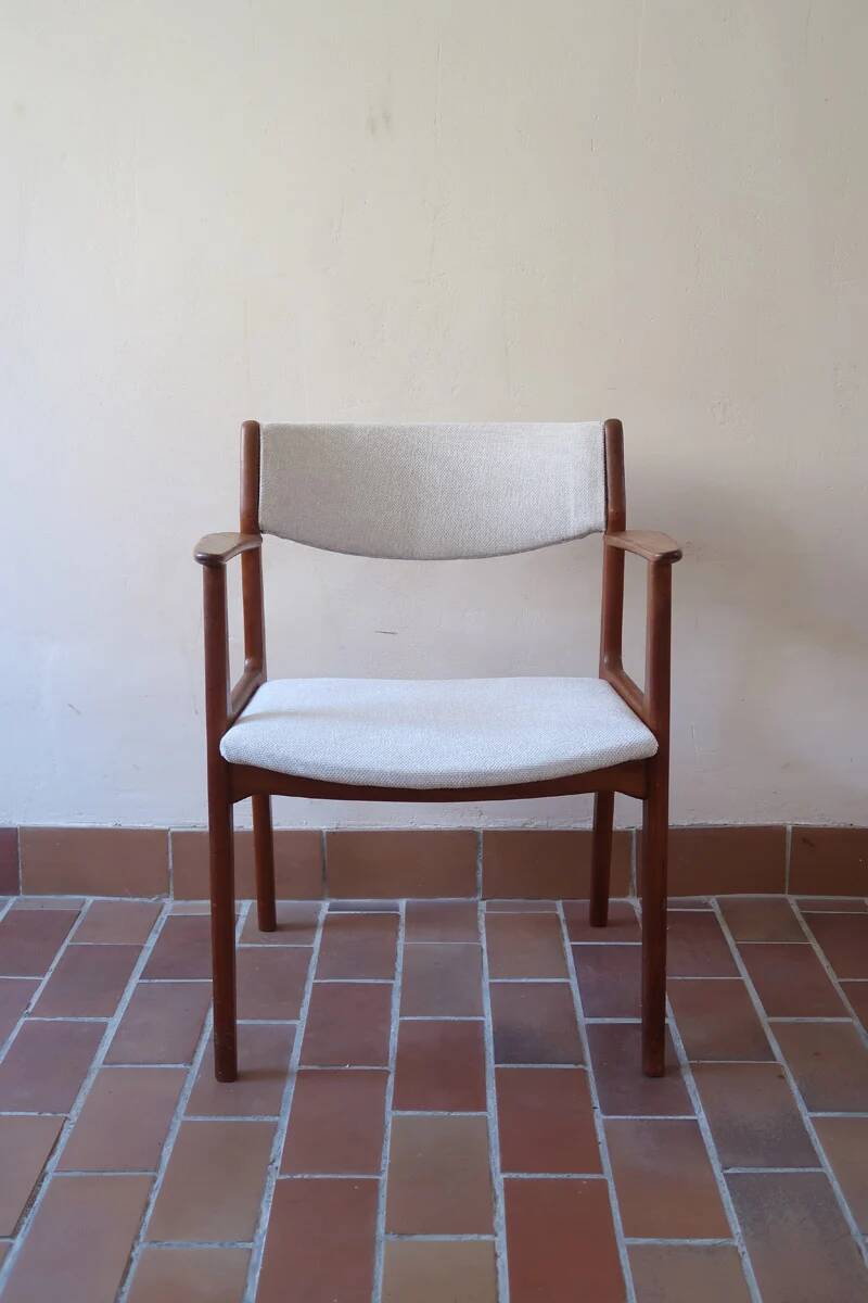Vintage Scandinavian armchair in teak, 1960s