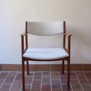Fauteuil scandinave vintage en teck, années 60