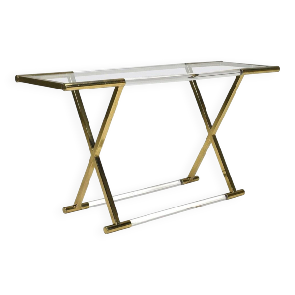 Table console vintage, années 1980