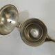 Solid brass teapot, vintage French / 20th century