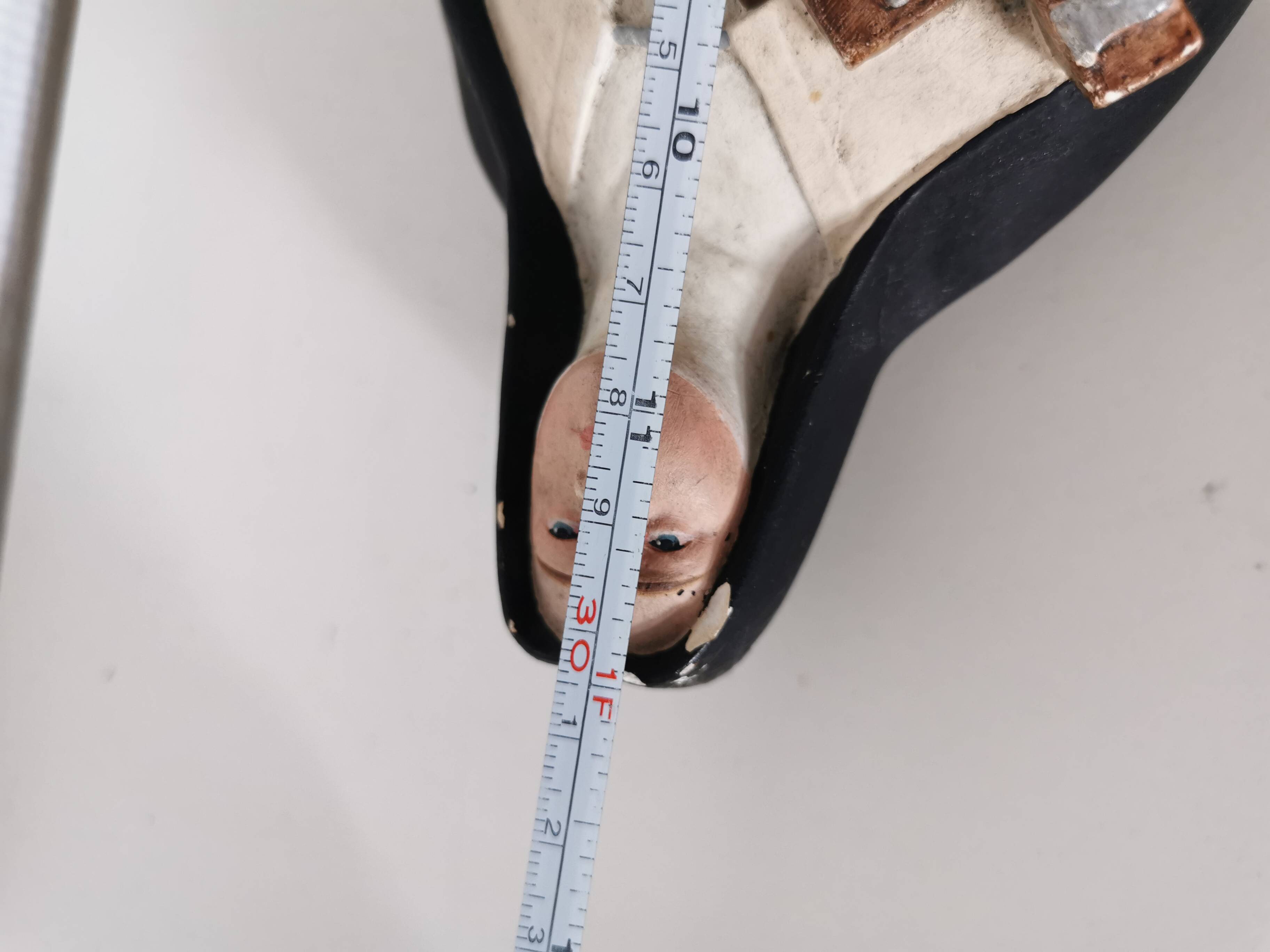 religious statue of Saint Therese of Lisieux in painted plaster