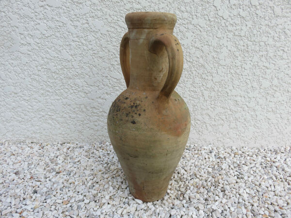 Potiche amphore en terre cuite XIX ème