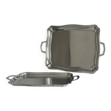 Stainless steel serving trays