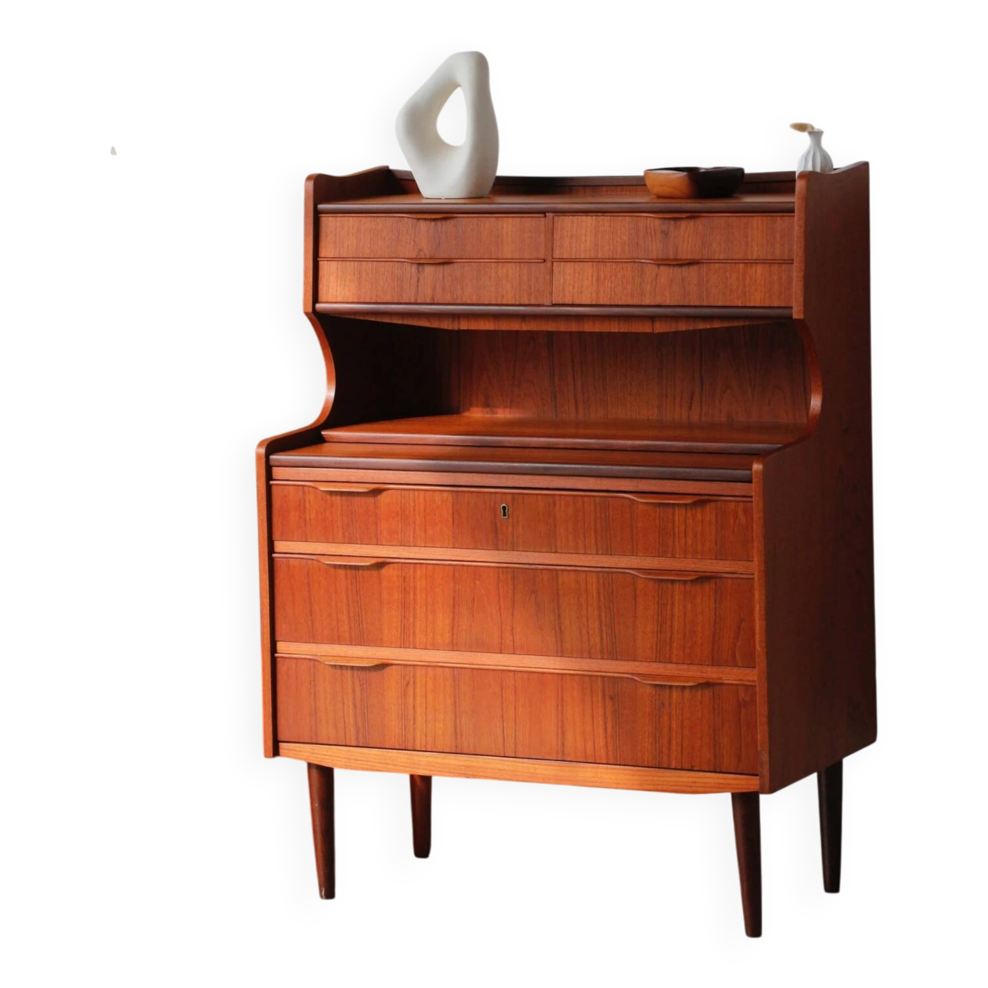 Danish teak secretary from the 1960s | Scandinavian design
