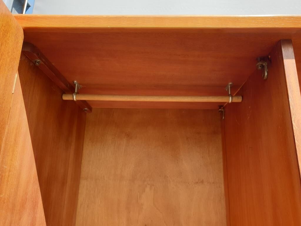 3-door wardrobe with 6 drawers 1950