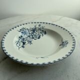Set of 12 Sarreguemines deep plates, Vega collection