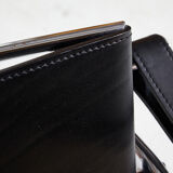 Lc1 leather armchair by le corbusier for cassina