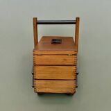 Worker - vintage wooden sewing box