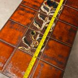Ceramic coffee table Vallauris orange