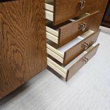 Wooden and metal sideboard, 1970