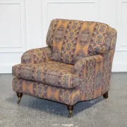 Multiyork Countryhouse Removable Fabric Armchair in the Howard Arm style