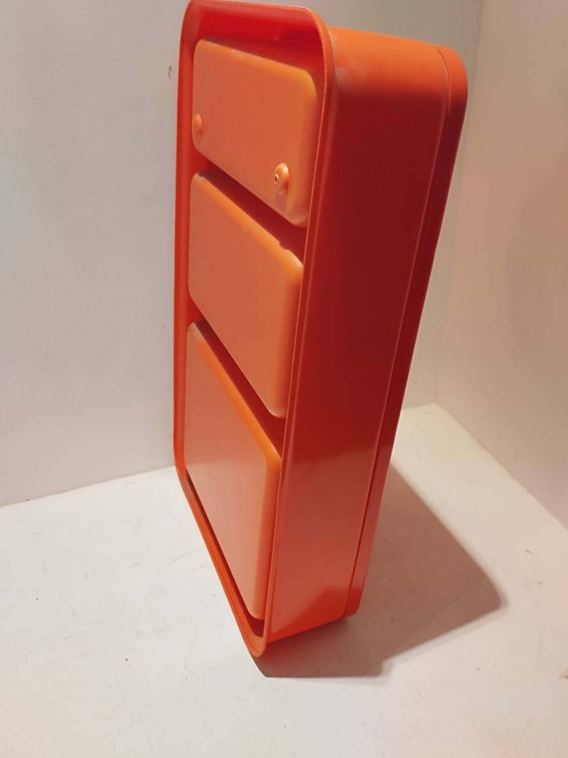 Vintage plastic shelf by Jean Claude Maugirard
