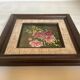 Tableau bouquet de fleurs huile sur carton signée