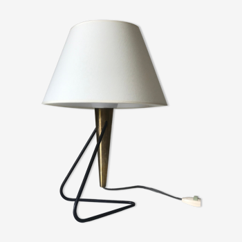 Metal and brass lamp design 1960