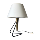 Lampe métal et laiton design 1960