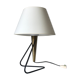 Lampe métal et laiton design 1960