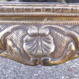 19 th wood and Stuk gold mirror