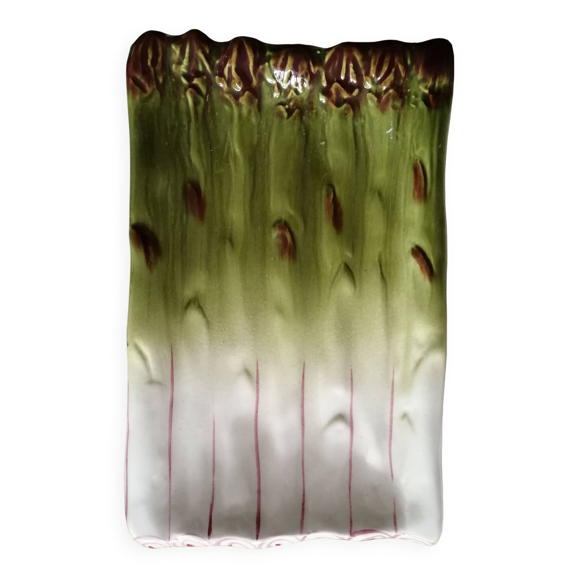 Asparagus barbotine dish