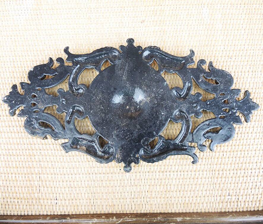Ancienne palmette en fonte pour portail